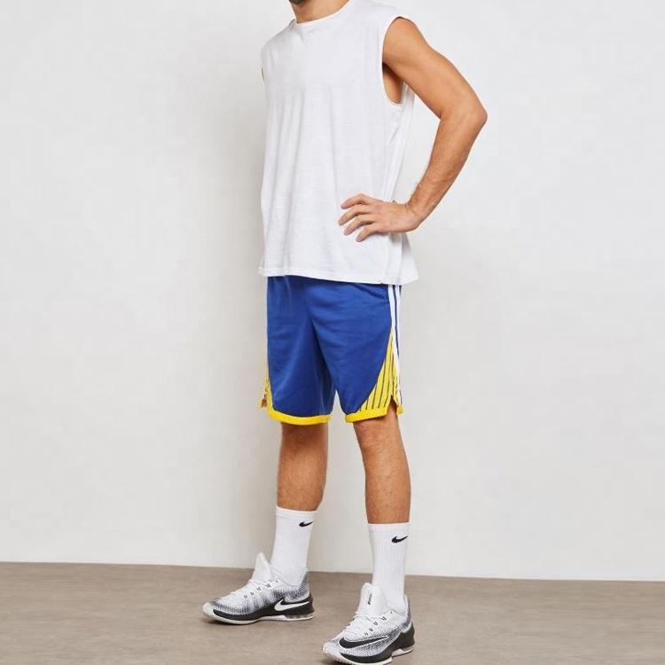 Nike NBA Icon Edition Swingman Sports Basketball Shorts SW Fan Edition Golden State Warriors Blue Men's AJ5605-495