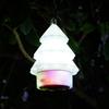 Rechargeable Christmas Tree Silicone Night Light with 10m String Light Storage, Colorful Atmosphere, Perfect for Outdoor Camping
