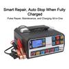 Car Battery Charger 12V 24V 500A Intelligent Pulse Repair Technology with LCD Display and Reverse Connection Protection