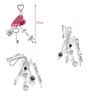 Zinc Zinc Alloy 8 Ball Star Keychain Phone Chain Billiards Black 8 Key Chain  Creative Gift