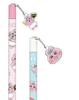 Stationery set for pencil pen 2 pencils with eraser birthday elementary school pencil rabbit girls, case, panties, rabbit, pouch, charms, set,