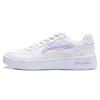 Li Ning Sycee Synthetic Leather Cushioning Low Top Skateboard Shoes Men's White Purple AGCT339-6(Team1538-)