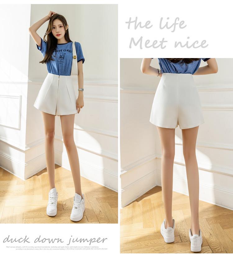 Women's High Waist A-Line Shorts: Tummy Control, Loose Fit, Slimming Casual Suit, Perfect for Spring/Summer