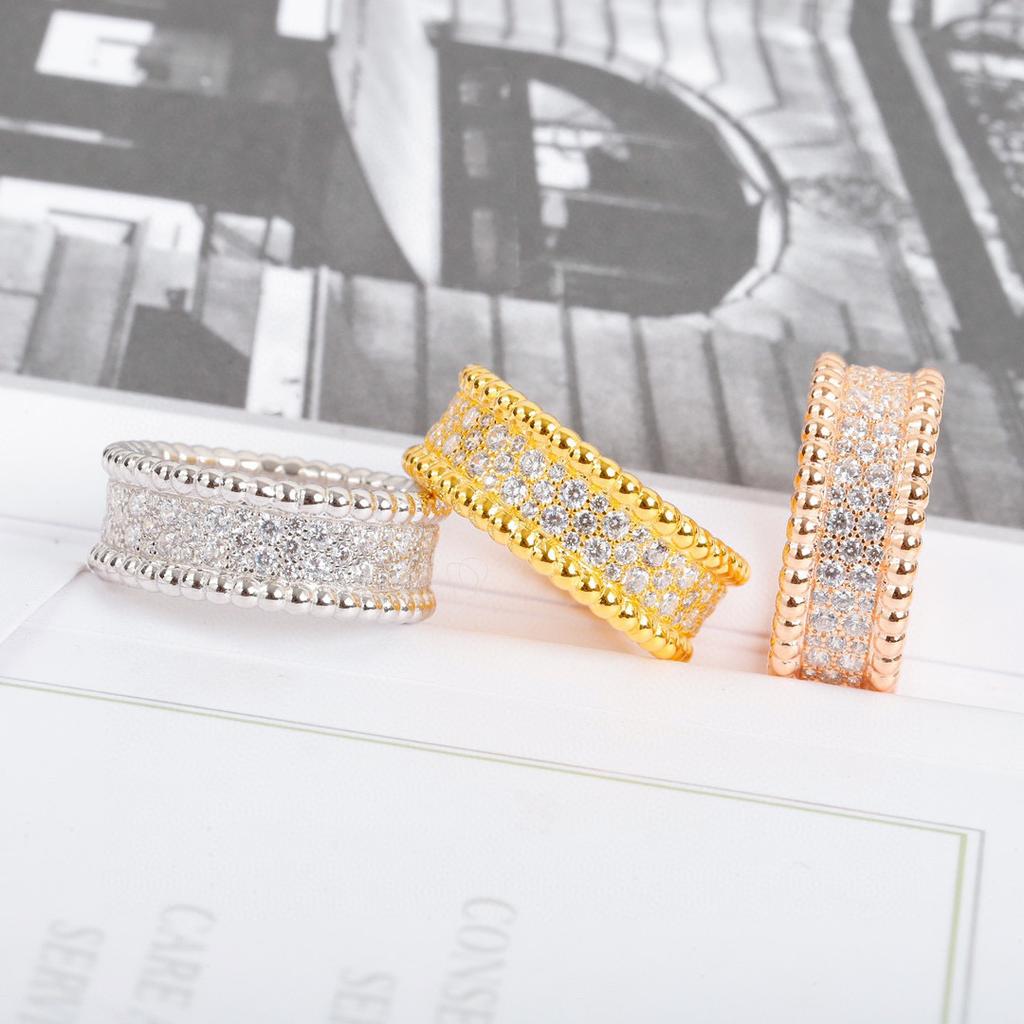 New Hot Brand Vintage Rings Luxury Jewelry For Women Full Diamond Rings Wedding Design Engagement Pure 925 Sterling Sliver Rings