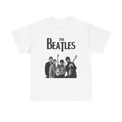 The Beatles Shirt Vintage Poster Retro Art UK Unisex Heavy Cotton Tee Unisex T-Shirt