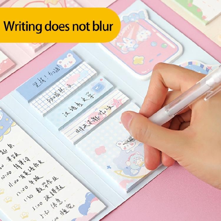 Friendly Paper Adhesive Memoire Pad for Office Business School Students Writing Supplies Colorful Cartoon Stick Note