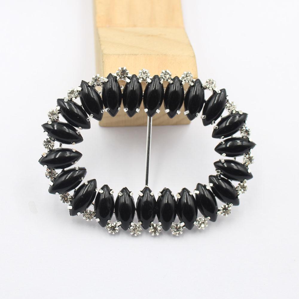 

2pcs 58 * 78MM shiny oval smooth sliding buckle rhinestone decoration wedding cloth shoelaces windbreaker clothing buckle access