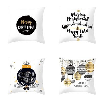 Christmas Xmas Decoration Pattern Cushion Cover Home Decoration Cushion Cover Bedroom Sofa Pillow Cover