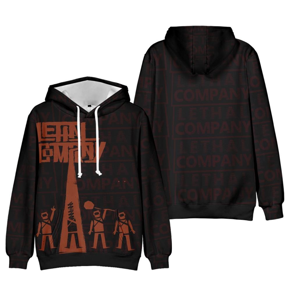 Lethal Company Anime Hoodie Streetwear Lethal Company Hooded Sweatshirt Men Women Cosplay Sports