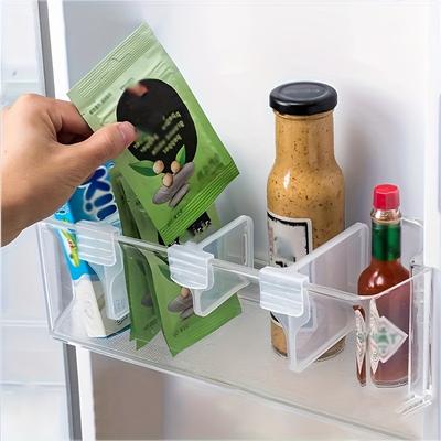 10/20 Pieces Multifunctional Refrigerator Divider, Refrigerator Space Divider, Refrigerator Divider Clip, Kitchen Gadget Refrigerator Storage Divider,