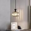 Modern Crystal Pendant Light Nordic Gold Hanging Lamp Bedside Pendant Lamp Living Room Restaurant Shop Bar Fixture Decoration