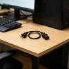 NEMA1 15P Male To IEC320 C13 Female Power Cable 40Cm 40Cm Pc Power Supply Cord Suitable for Reliable Energy Transfer