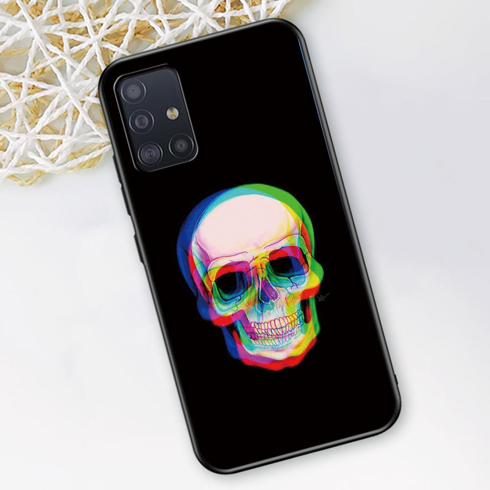 Grim Reaper Skull Skelet Case for Samsung Galaxy A52 A12 A53 A51 A32 A21s A22 A31 A72 A02s A13 5G A11 A41 A03s TPU Phone Cover