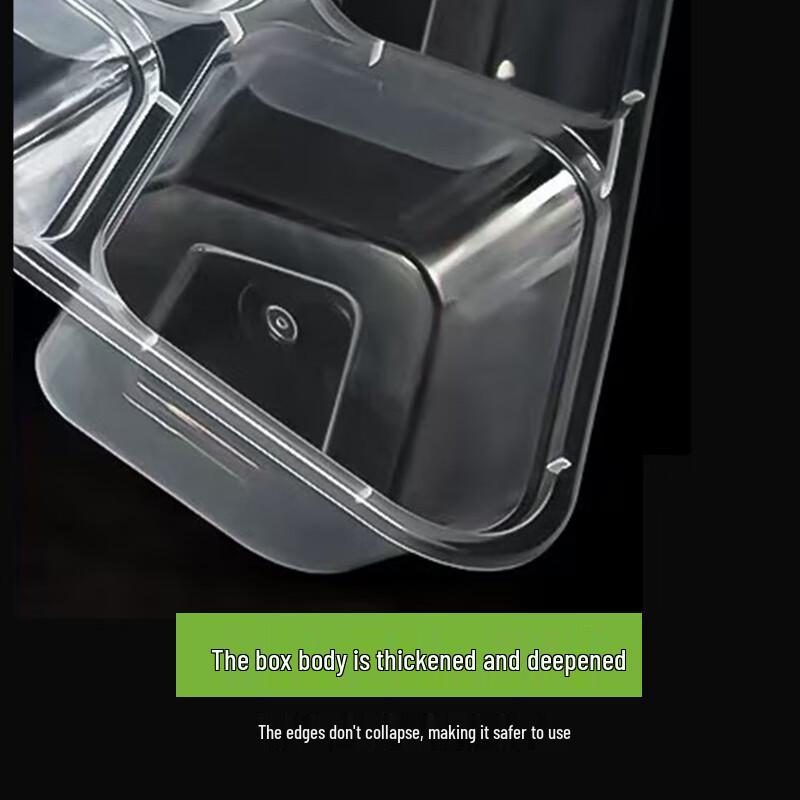 Disposable Multi-Compartment Takeaway Meal Boxes