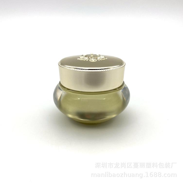 Acrylic Crown Lid Cream Jar 5g 8g 10g 20g 30g 40g, Empty Cosmetic Container for Luxury Face Cream & Eye Cream