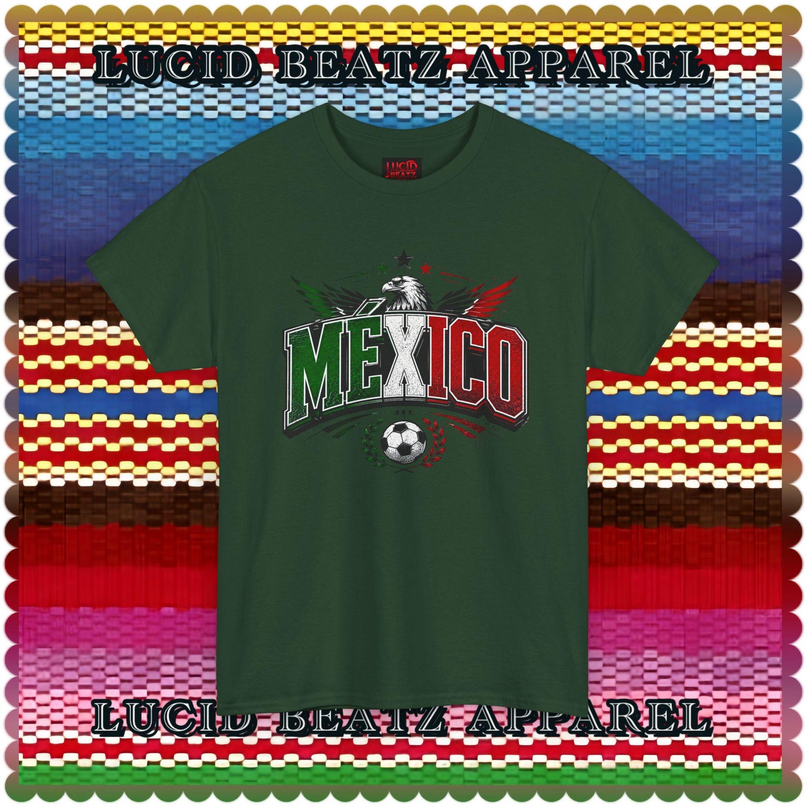 MEXICO Tee edt 1, Mexico World Soccer Cup T-shirt, Mundial Tee, 2026 Mundial, World Cup 2026, Heavy Cotton Tee, Orgullo Mexicano, Futbol Tee 2XL