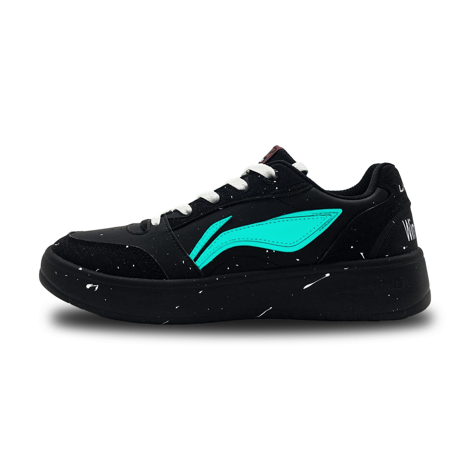 Li Ning Sycee V3 Износостойкие Сбалансированные Низкие Кеды для Скейтборда Мужские AGCV107-1(Команда885-) 39