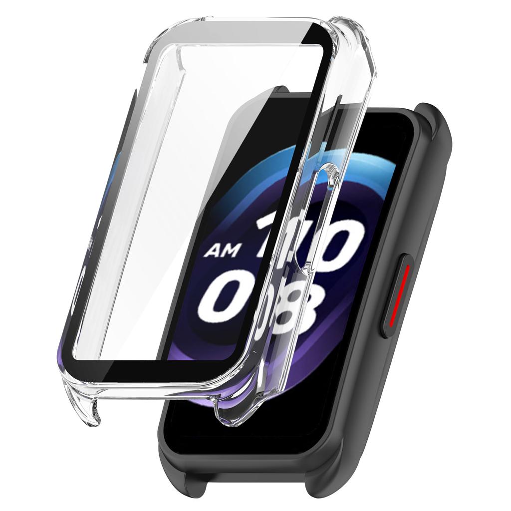 For Keep B5 Watch Case PC Frame Cover with Tempered Glass Screen Film