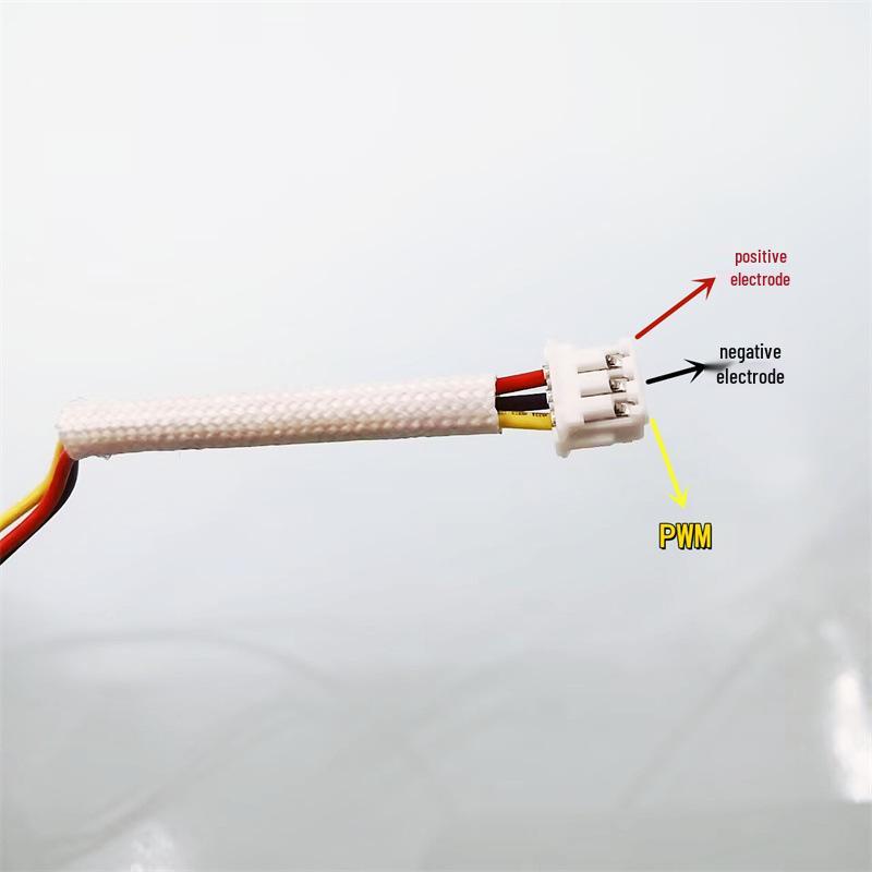High Airflow 4015 Copper Fan 4CM, Medium Tube, Large Double Ball Bearing, 12V 0.15A PWM