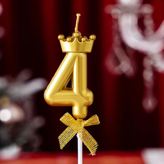 Number Cake Topper Candles 0-9 Cake Number Set Reusable Acrylic Cake Number Stand for Birthday Anniversary Milestone Celebrations