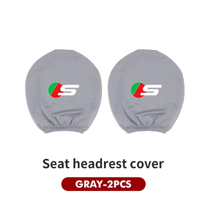 Car Seat Headrest Pillow Cover Dust Dirty-proof Protective Cover Accessories For Jaguar XF XJ XE XK S-Type F-Type X-Type F-Pace SS16