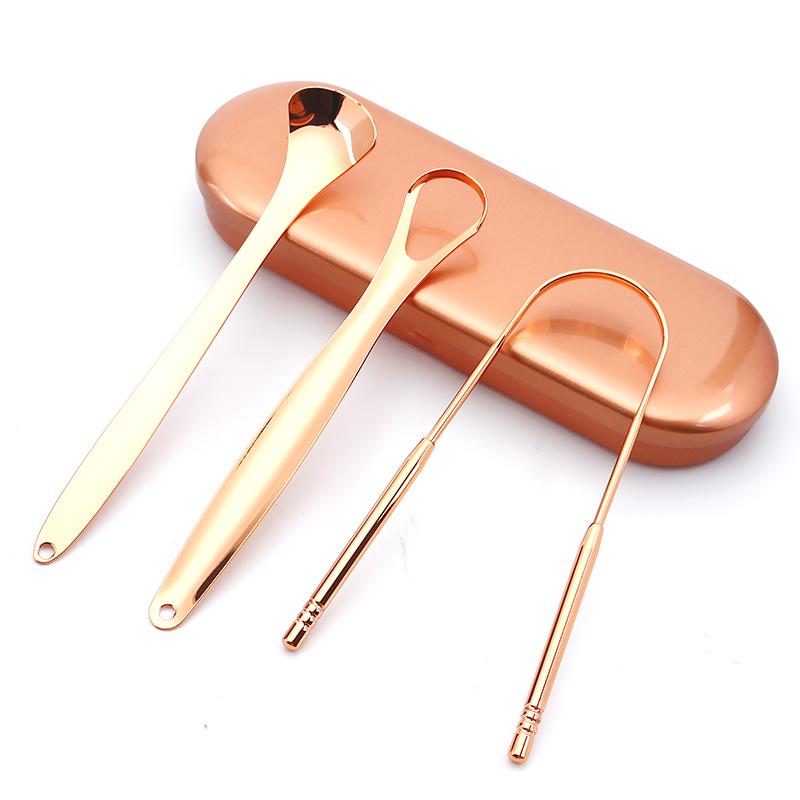Stainless Steel U-shaped Tongue Scraper for Oral Hygiene & Daily Use
