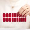 Nail Polish Film 20 Finger Nail Art Sticker Glitter Powder Stamping Nail Sticker Nail Art Sticker