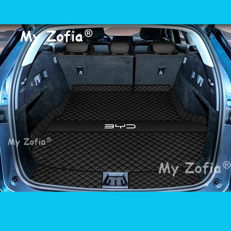 For BYD SEAL 6 DM-i Touring 2025 2026 Car Boot Mat Rear Trunk Liner Cargo Protection Leather Mat Modification Accessories