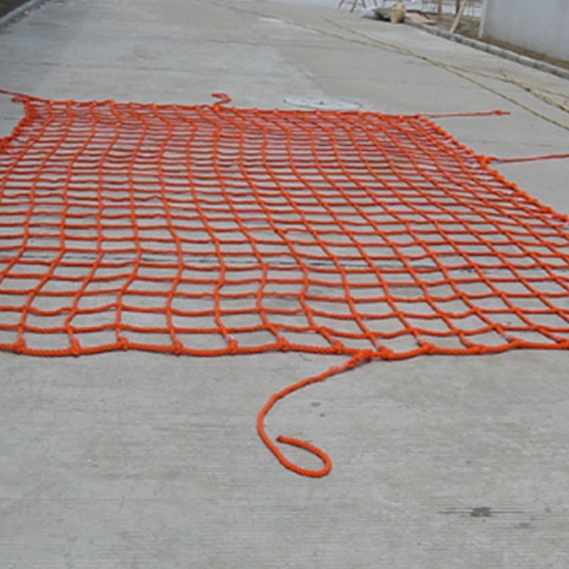 Nylon Safety Net for Staircase & Balcony - Steel Structure Fall Prevention & Anti-Cat Net