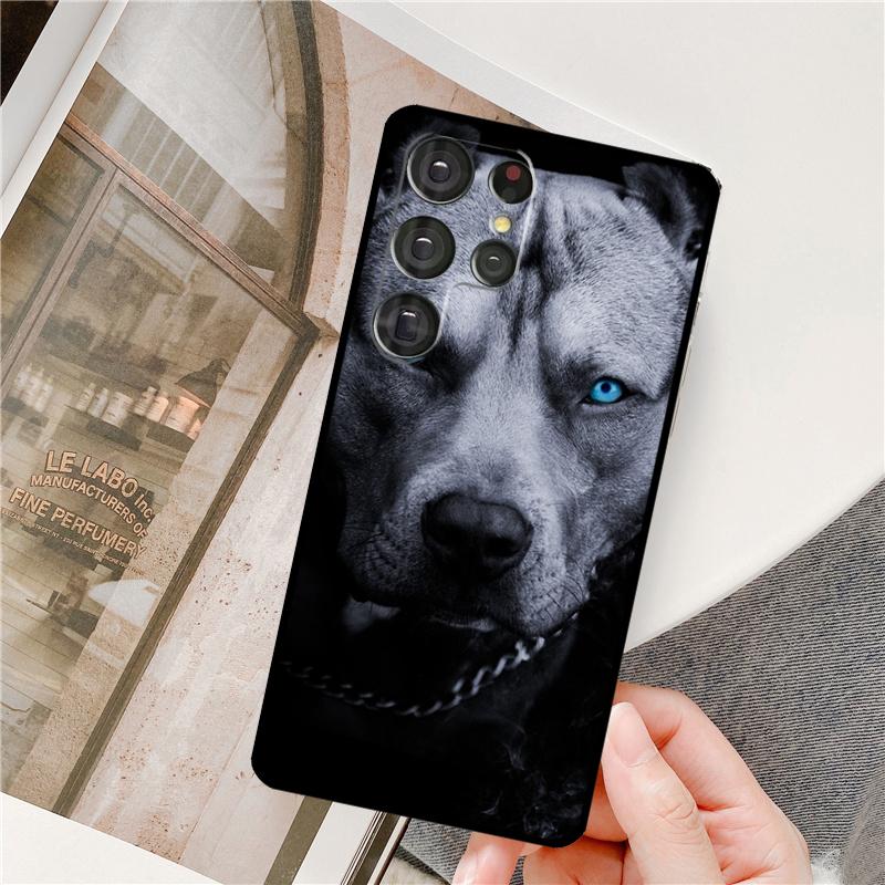 Pit Bull Pitbull Dog Phone Case For Samsung Galaxy S24 Ultra S9 S10 S20 S22 S21 Plus S23 FE S25 Ultra Full Cover