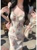 White Tower Women's Elegant Fairy Style Lace Dress - Summer/Autumn Korean Chic Long Dress