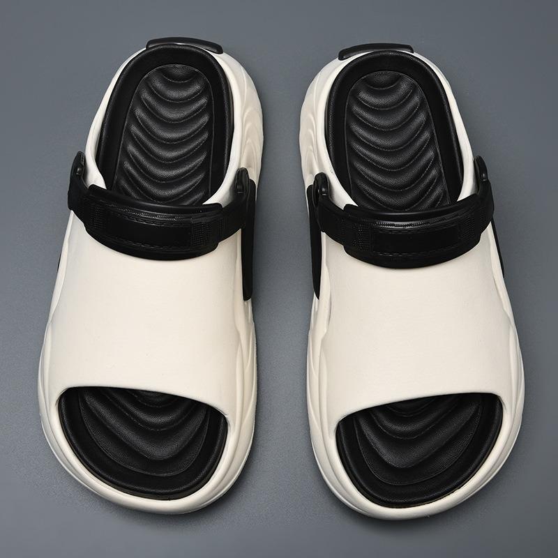 

24 New summer men s sandals trendy wear EVA non-slip and deodorant thick-soled beach shoes slippers 40-41