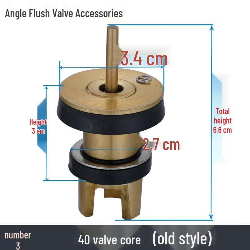 Copper Delay Flush Valve Core