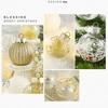 30pcs 6cm Christmas Ball Set Plastic Hanging Ornament Crafts Christmas Tree Pendant  New Year