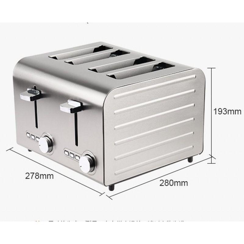Commercial 6-Slice Automatic Toaster Oven for Home Use