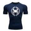 Men's Compression T-shirt Running Gym Training High Elasticity Workout Quick Drying Sports Breathable Stretchy Tight Fit Moisture-Wicking