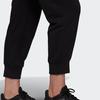 Adidas Womens Running Training Lace-Up Cuffed Sports Nine-Point Knitted Pants Women Bottoms Black GM5541