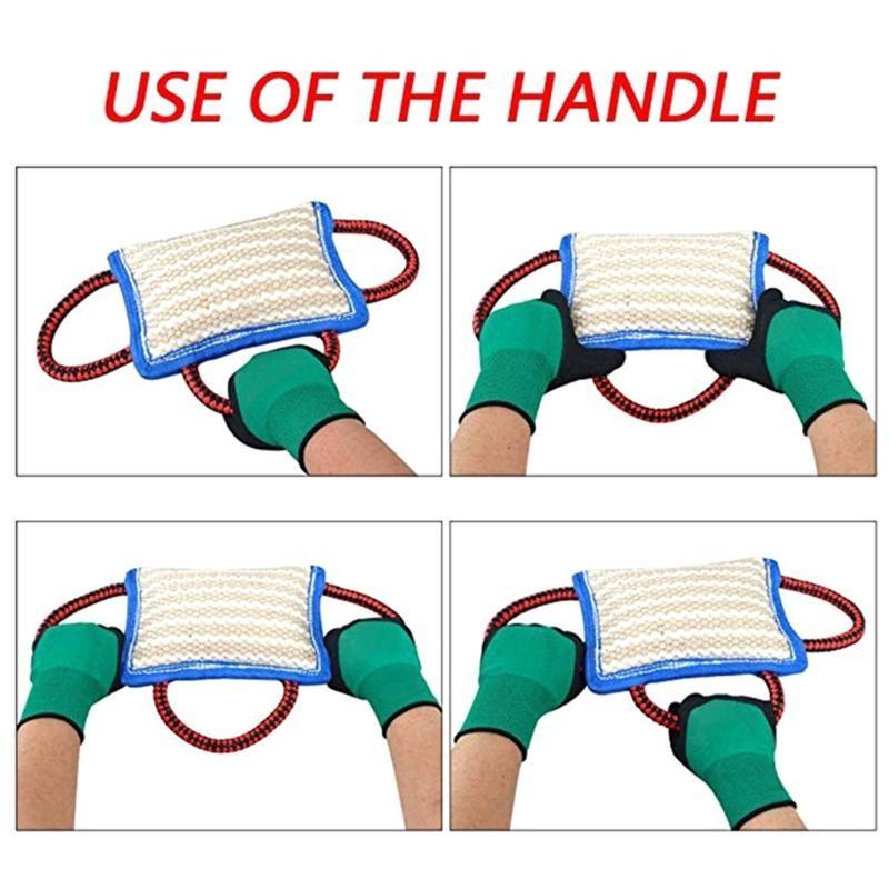 Safe Biting Pad for Tough Linen Tug Toy for Ideal for Tug of War Puppy Training top sale
