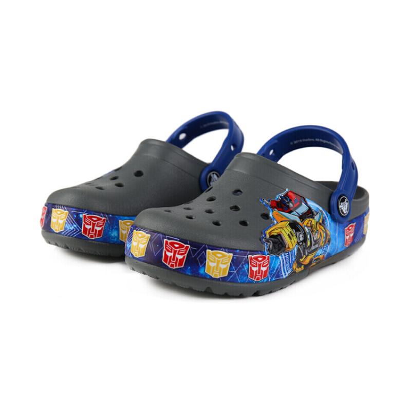 Crocs Classic clog CFL Transformers Bnd Lt Slate Transformers Doodle Hole Shoes Grey Kids' Style
