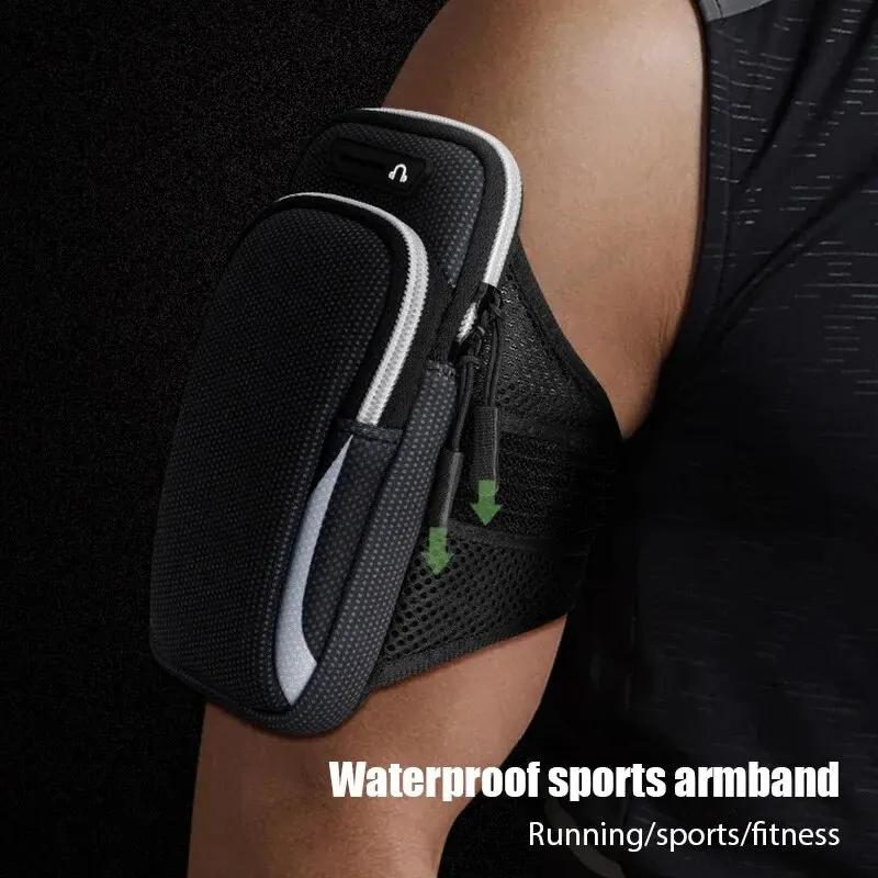 Fascia da Braccio Regolabile per Corsa – Custodia Universale Sportiva per Cellulari, Compatibile con Dispositivi iPhone, Xiaomi e Huawei