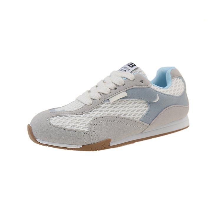 Retro buty z siatki wędkarskiej damskie 2025 nowe letnie siatkowe oddychające buty sportowe i rekreacyjne na miękkiej podeszwie buty treningowe Forrest Gump