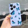 For Realme C53 C51 Cases Shockproof Soft Luxury Silicone TPU Bumper Case For RealmeC51 C 51 C 53 Flower Painting Girly Capa Etui