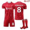 26-27 Liverpool Home Football Jersey for Kids and Adults SZOBOSZLAI #8