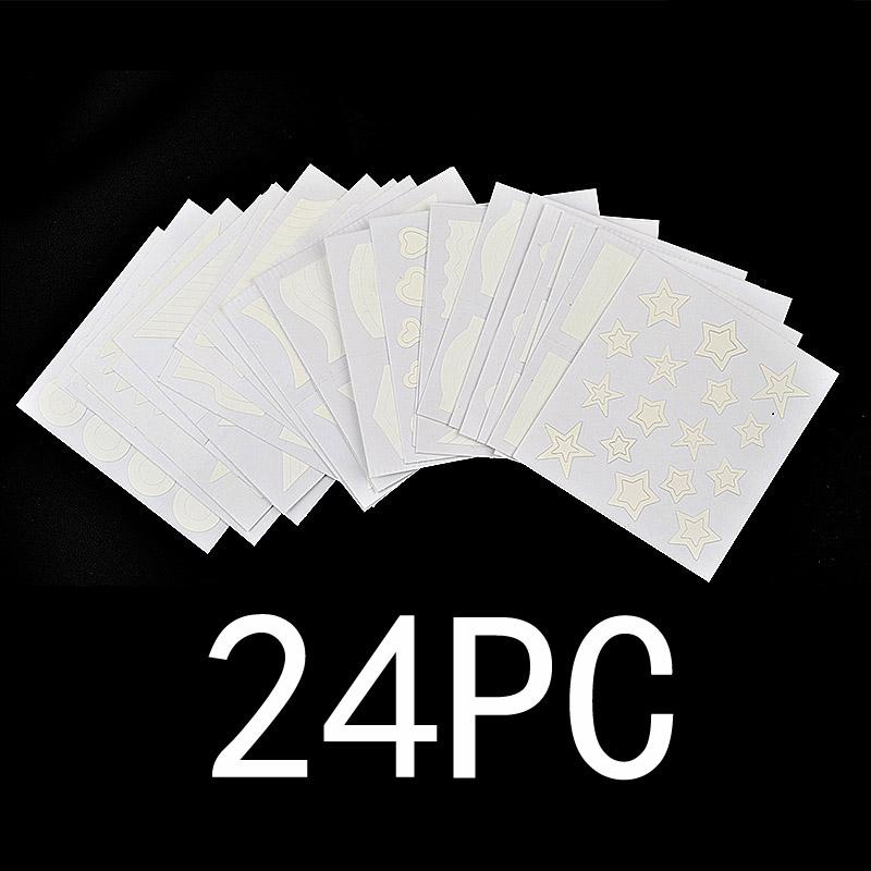 

24 шт. наклейки для ногтей с водными узорами Miexed Designs, переводные наклейки, водяные знаки, линии, сердца, слайдеры для маникюра, украшения