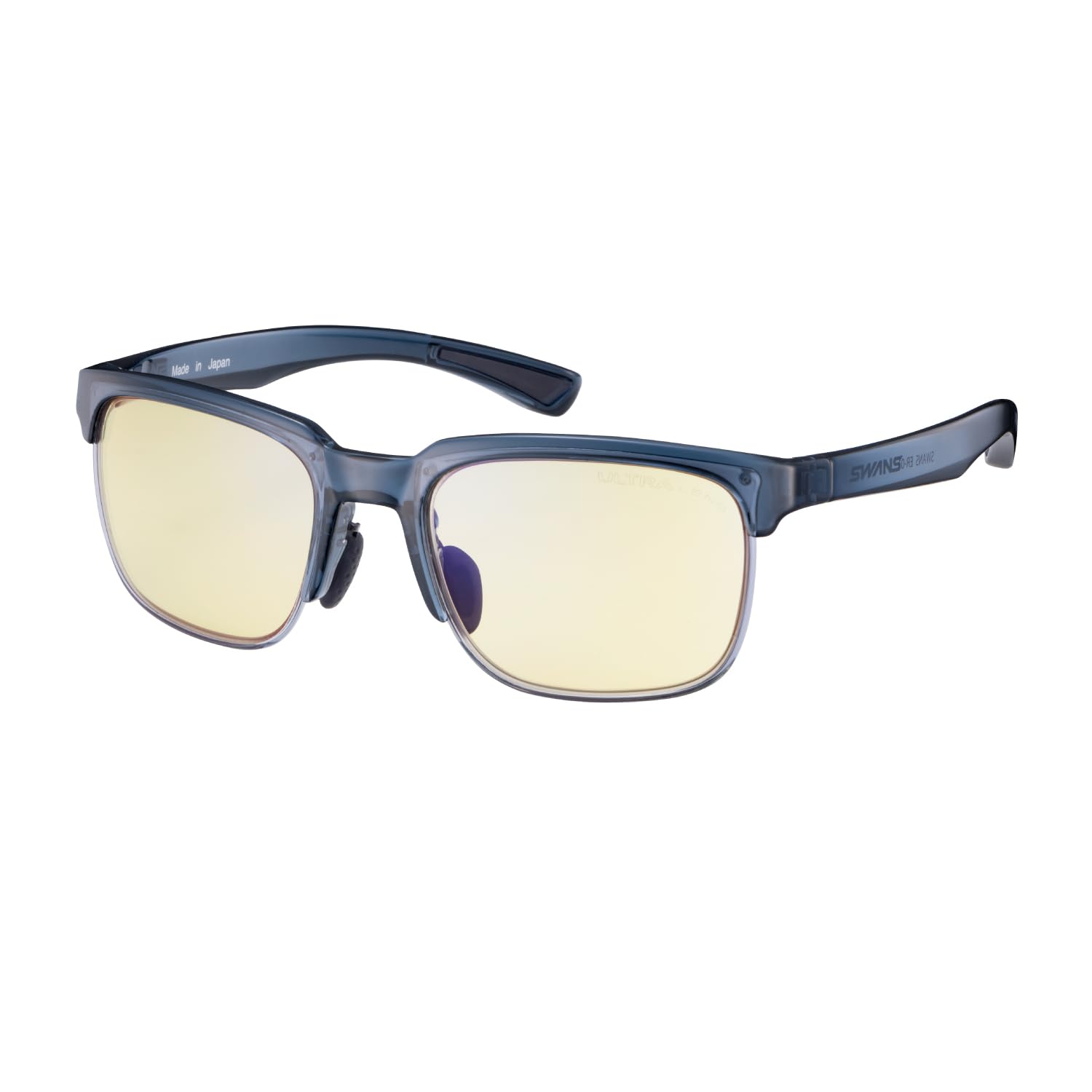 

Made in Japan Sports Sunglasses Can Be Used at Night ER1 CTQB Night Yellow Driving Running Outdoor Night [SWANS] ER-1 ER1-0121 (Double-sided