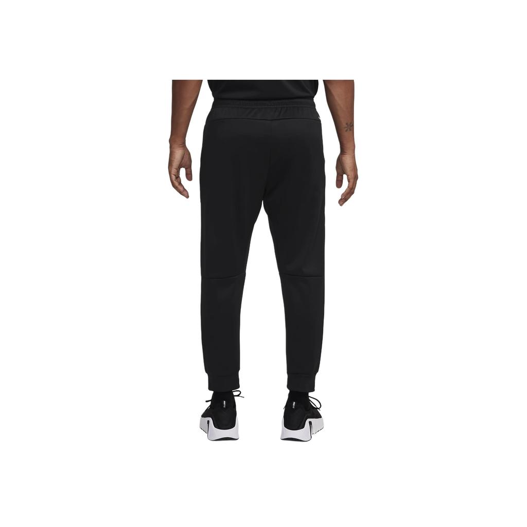 Nike Solid Color Logo Elastic Waist Tapered Casual Pants Men Bottoms Black FZ1063-010