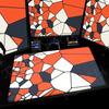 Extra Large Rubber Mouse Pad Marble Texture Abstract Orange Marble Art Mouseat Office Laptop Jigsaw Puzzle Minimalism Desk Mat