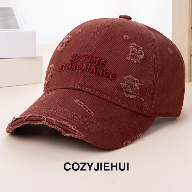 Washed Baseball Cap Embroidered Faith Cross Vintage Distressed Dad Hat Adjustable Unisex Outdoor Sun Protection