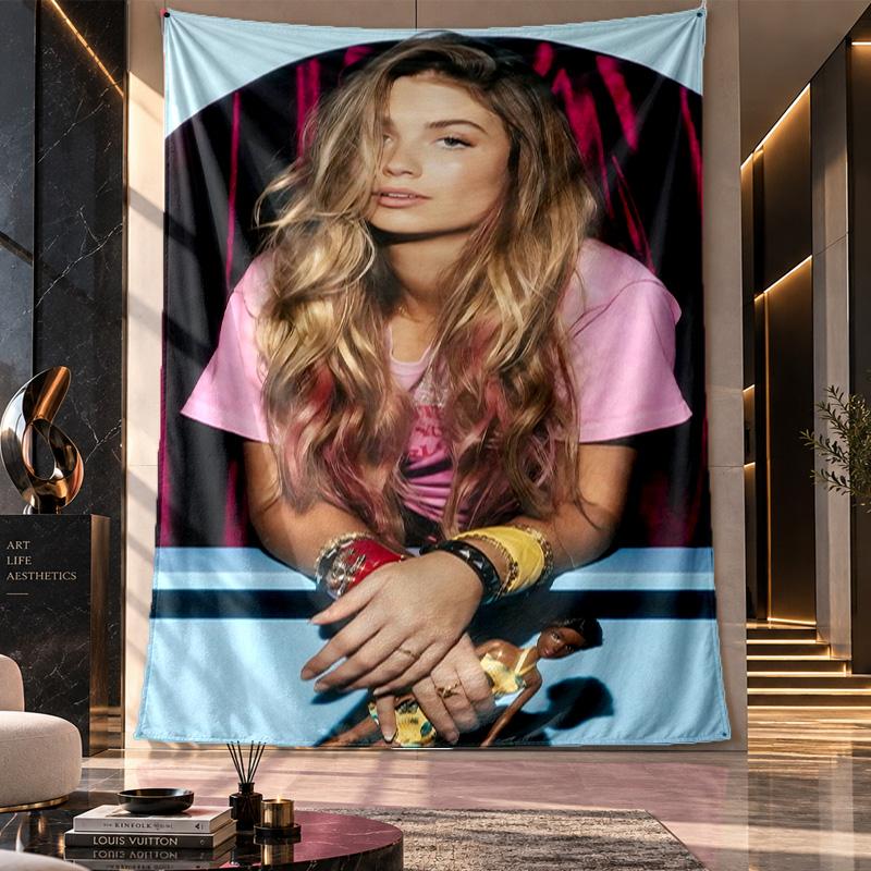 Wall Hanging Tapestry,Roxy Dekker Printed Fabric Backdrop For Dorm Room Party Decoration