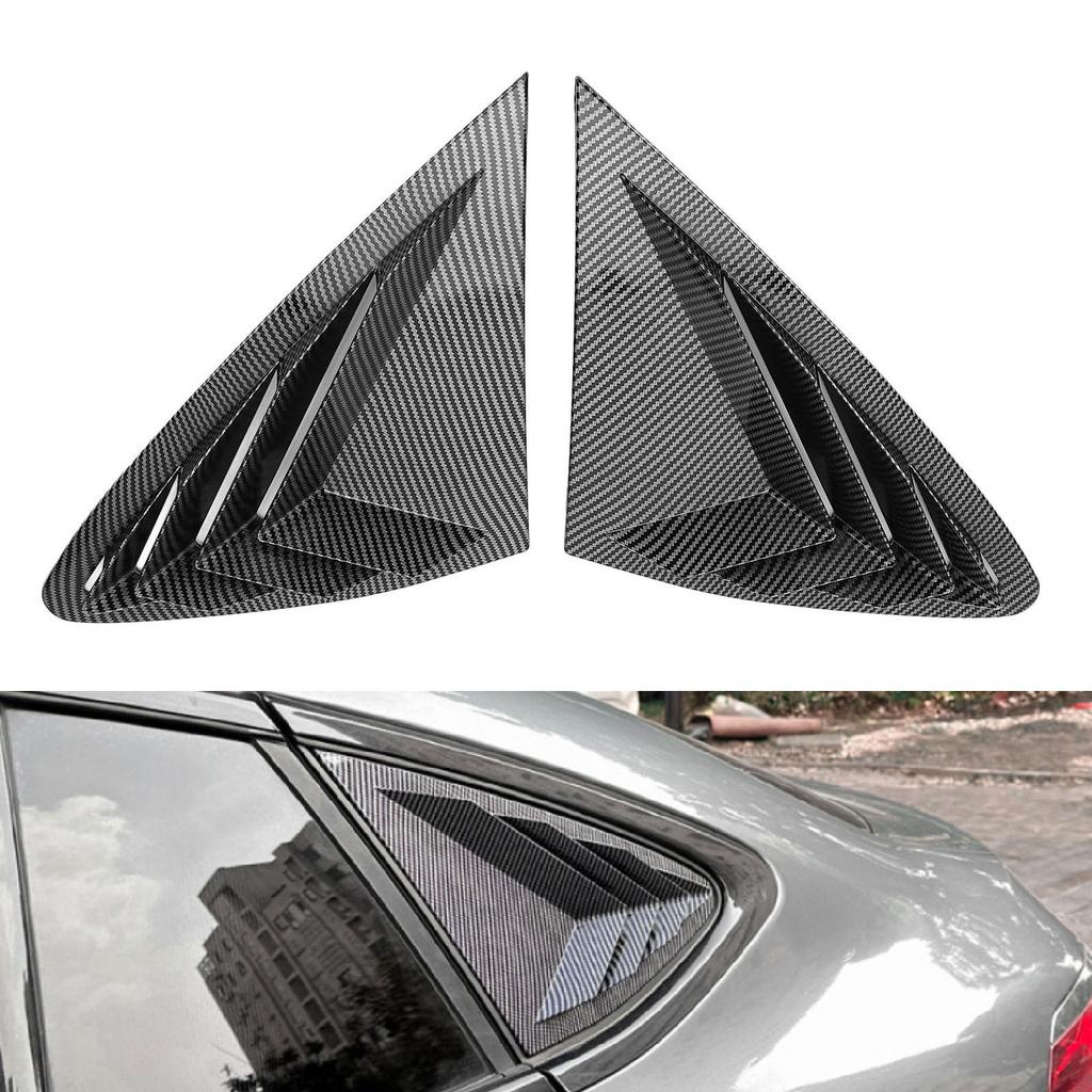 2Pcs Rear Side Window Louver Cover Left Right Rear Window   Vent Scoop Shutter Cover Blind Replacement for GLC   C253 2016-2022